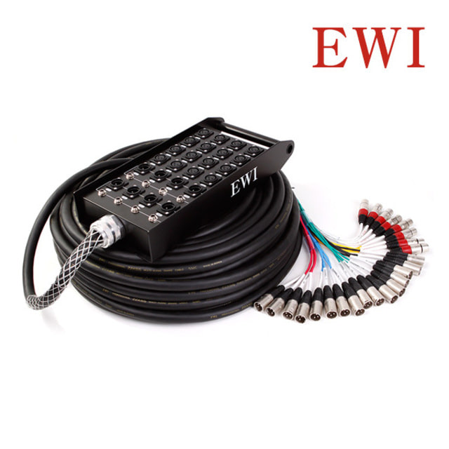 EWI PSPX-16-8 16채널 8리턴 XLR 캐논 멀티케이블 멀티박스 (30M)