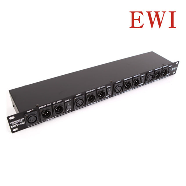 EWI MST-412 4채널 마이크 스플리터