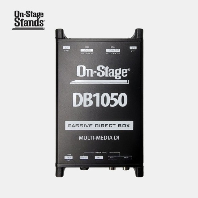 OnStage DB1050 패시브 다이렉트 박스 DI BOX DI박스 2채널 스테레오