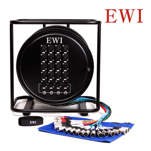 EWI SPPX-16-4 16채널 4리턴 릴 스네이크 XLR 캐논 멀티케이블 (30M)