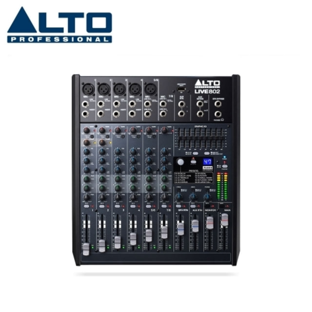ALTO LIVE802 8채널 오디오믹서