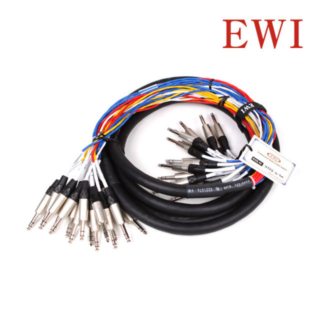 EWI MTPS-16 16채널 인서트 스네이크 55-55 TRS 멀티케이블