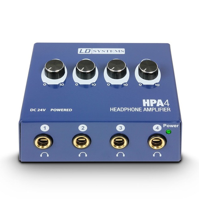 LD 시스템 HPA4 4채널 헤드폰 앰프 분배기