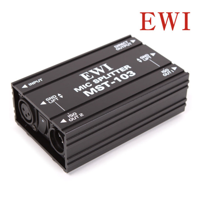 EWI MST-103 마이크 스플리터 마이크 분배기
